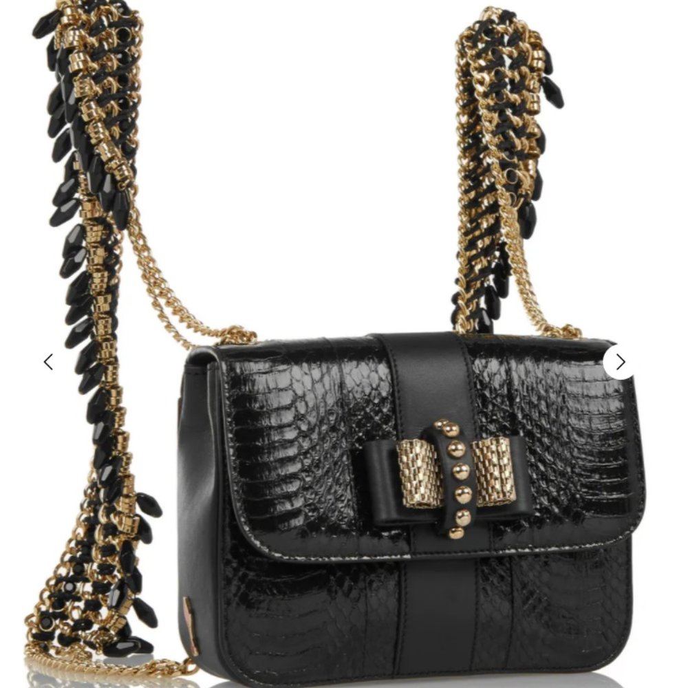 CHRISTIAN LOUBOUTIN Watersnake Leather Backpack